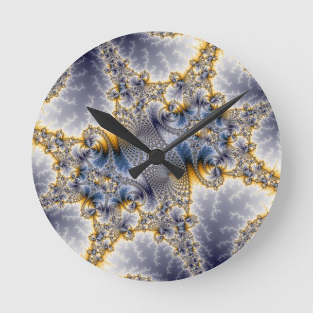 Horloge Ronde Bridge Network - Mandelbrot Fractal Art (Recto)