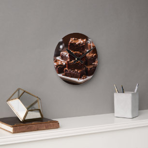 Horloge Ronde Brownies
