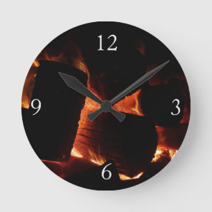 Horloge Ronde Brûlures hivernales de pompier