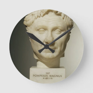 Horloge Ronde Buste de Pompey (106-48 AVANT JÉSUS CHRIST) c.60