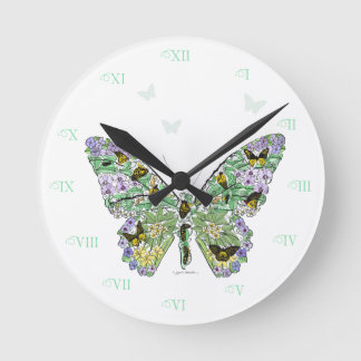 Horloge Ronde Butterfly life cycle