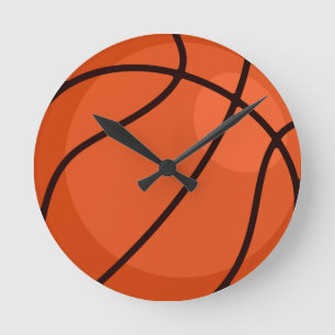 Horloge Ronde Cadeau de basketball pour lui