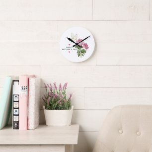 HORLOGE RONDE CADEAU SPÉCIAL POUR LA FÊTE DES MÈRES