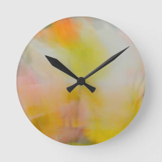 Horloge Ronde Cadran mural rond en acrylique avec photographie d
