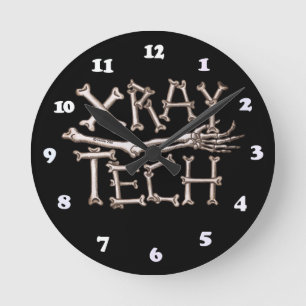 Horloge Ronde Cadre de technicien en radiographie