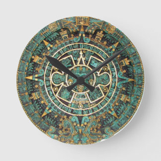 Horloge Ronde Calendrier des disques ronds anciens mayas aztèque