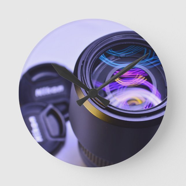 Horloge Ronde Caméra photo Nikon (Recto)