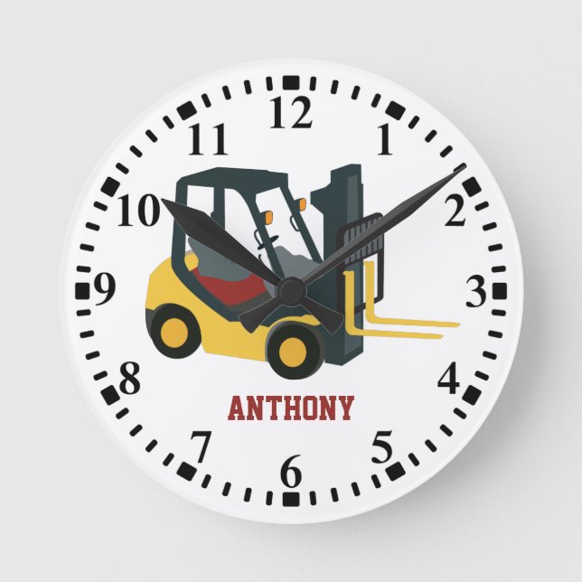 Horloge Ronde Camion de Forklift (Recto)