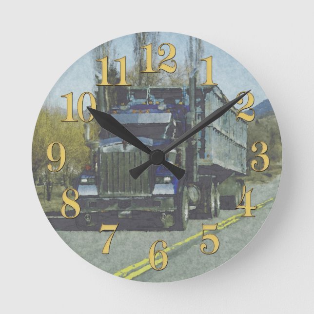 Horloge Ronde Camionnage à l'essai (Recto)