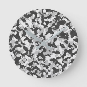 Horloge Ronde camouflage