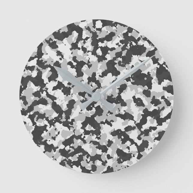 Horloge Ronde camouflage (Recto)