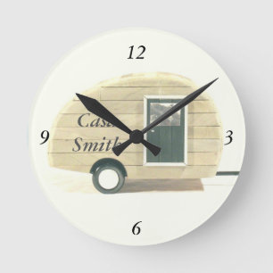 Horloge Ronde Campeur profilé customisé de larme bronzage