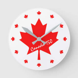 Horloge Ronde Canada 150 ans anniversaire unique