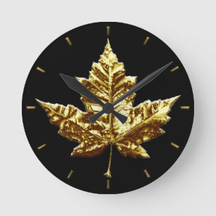 Horloge Ronde Canada Clock Gold Medal Canada Souvenir Clock
