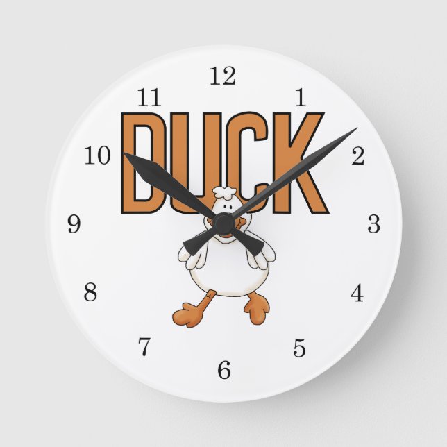 Horloge Ronde Canard (Recto)