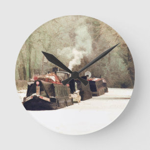 HORLOGE RONDE CANAUX