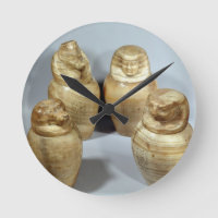 Canopic jars of Hor-ir-aa, corde (alabaster)