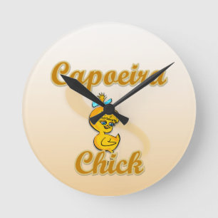 Horloge Ronde Capoeira Chick