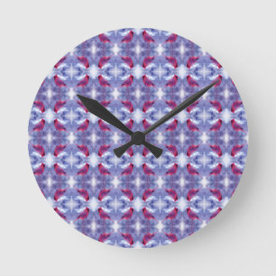 Horloge Ronde Cardinaux dans la neige