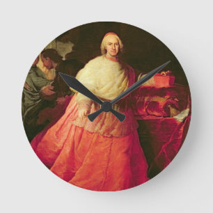 Horloge Ronde Carlos cardinal De Borja, c.1721 (huile sur la