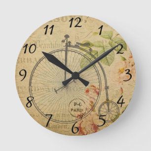 Horloge Ronde Carte postale française