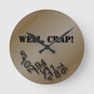 Horloge Ronde Cassé