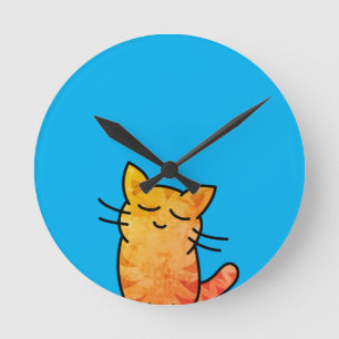 Horloge Ronde Cat