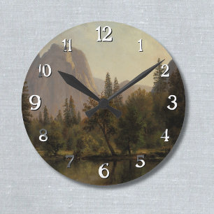 Horloge Ronde Cathedral Rocks, Yosemite Valley Albert Bierstadt