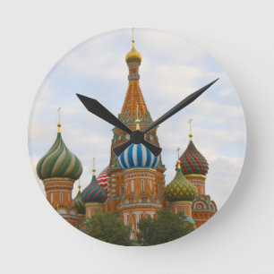 Horloge Ronde Cathédrale Saint-Basile en Carré rouge, Moscou