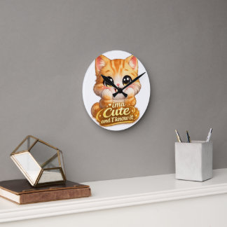 Horloge Ronde Catsera 2.0