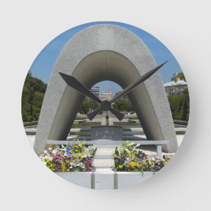 Horloge Ronde Cénotaphe commémoratif d'Hiroshima