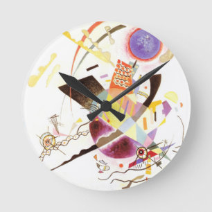 Horloge Ronde Cercle bleu