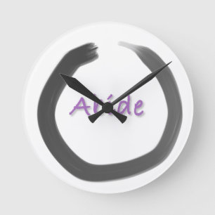 Horloge Ronde Cercle Enso Bouddhiste Abide Zen