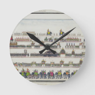 Horloge Ronde Cérémonie de Muharram, Faizabad, 1772 'du Gentil