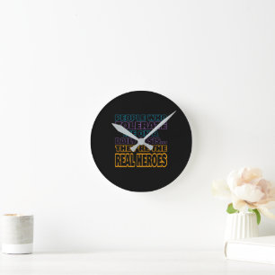 Horloge Ronde Ceux Qui Me Tolèrent Quotidiennement Sont Des Héro