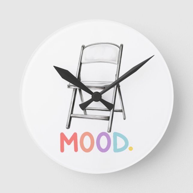 Horloge Ronde Chaise pliante Humeur Montgomery Alabama Brawl (Recto)