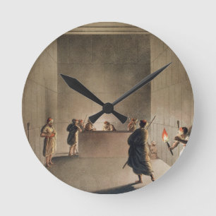 Horloge Ronde Chambre et sarcophage dans la grande pyramide du