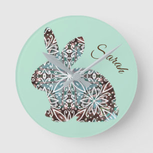 Horloge Ronde Chapelle de chocolat et de blues