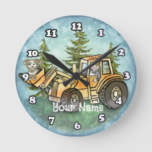 Horloge Ronde Chargeur avant