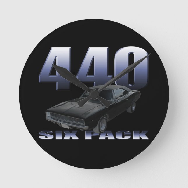 Horloge Ronde Chargeur de 1968 rt 440 six pack (Recto)