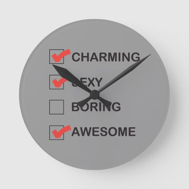 Horloge Ronde Charme (Recto)