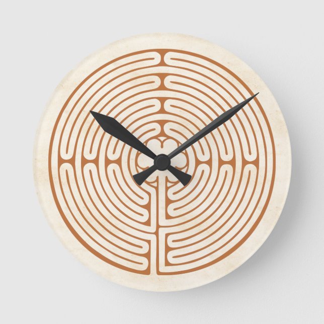 Horloge Ronde Chartres Labyrinth (Recto)
