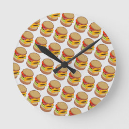 HORLOGE RONDE CHEESEBURGERS