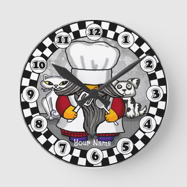 Horloge Ronde Chef gnome  (Recto)
