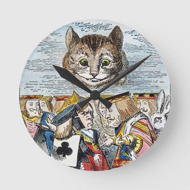 Horloge Ronde Cheshire Chat, 1865 (Recto)