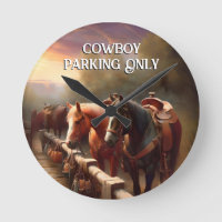 Chevaux "Cowboy Stationnement"