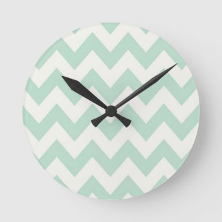 Horloge Ronde Chevron Clock