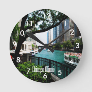 Horloge Ronde Chicago Illinois
