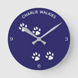 Horloge Ronde Chien