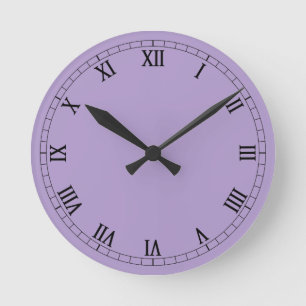 Horloge Ronde Chiffres romains classiques